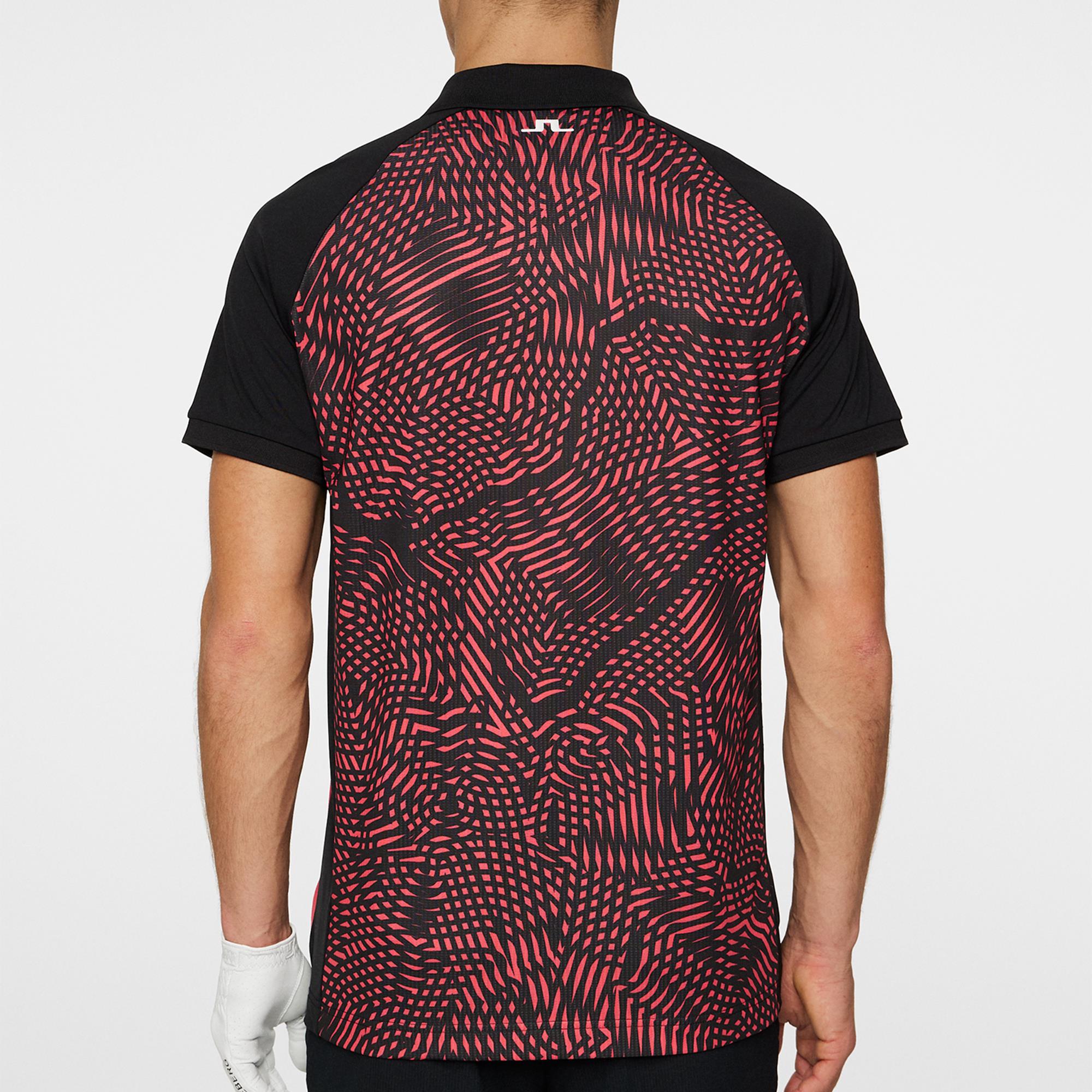 J Lindeberg Masters Calle Tour Mens Golf Polo Shirt Masters 25 Pink